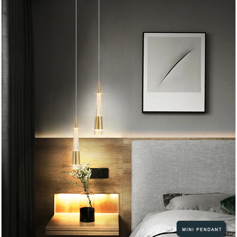 Imagem -04 - Fumi Modern Mini Led Pendant Light Fixture Iluminação Pendente com Acabamento Dourado Lâmpada Pingente Clássica para Jantar na Ilha de Cozinha r