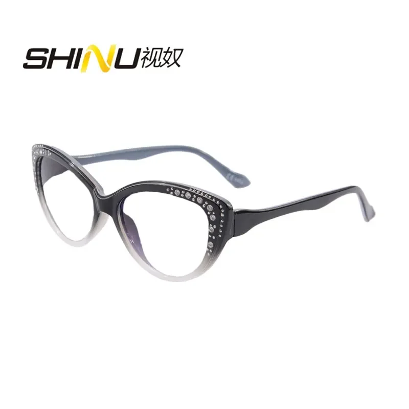 

SHINU Multifocal Progressive GLasses Women near and far multifocal Reading eyeglasses Presbyopic multifocal glasses y2k