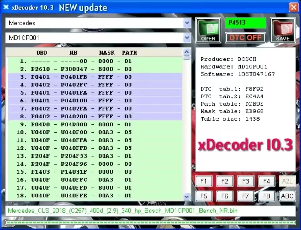 2025 New XDecoder 10.3 with Keygen DTC Remover DTC OFF Delete Software Disable Error off DTC Remover for many Laptops