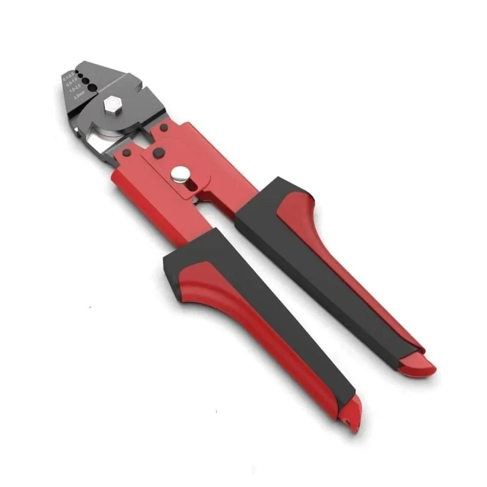 

Aluminum Crimping Loop Wire Rope Crimping Tool Cutting Function Peeler Sleeve Swager Tool Double Barrel Steel Wire Construction