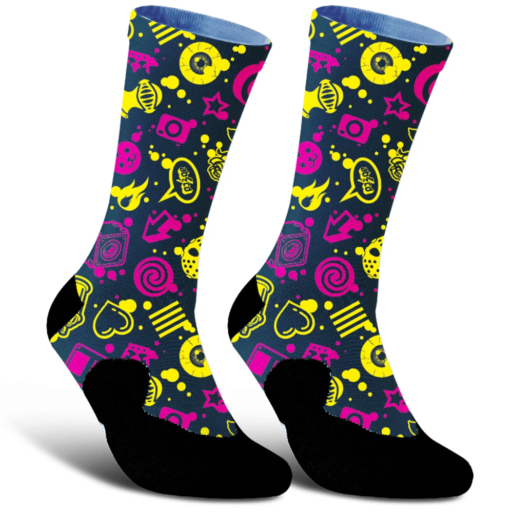 

Летние аэрозольные велосипедные носки с бесшовной строчкой, градиентные носки для шоссейного велосипеда, носки для бега, новые