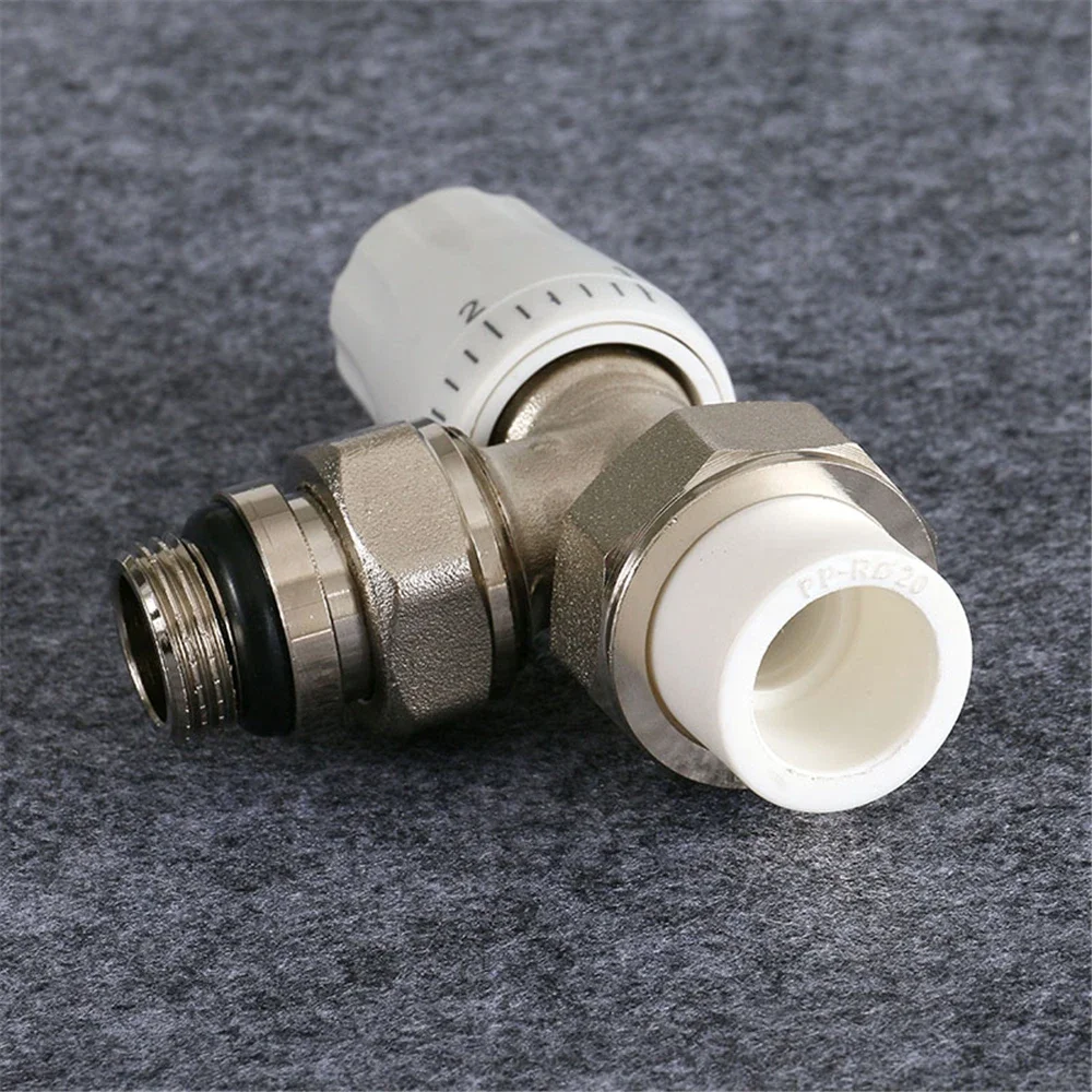 Nova válvula de controle de temperatura manual ppr20, radiador montado em superfície, válvula de aquecimento doméstico, interruptor, 4 pontos, 6 pontos