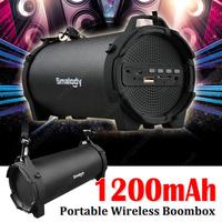 USB Rechargeable Loud BT Speaker with 3.5mm AUX Input Jack BT Boombox Speaker Large Outdoor Speaker Boombox Loud Stereo System