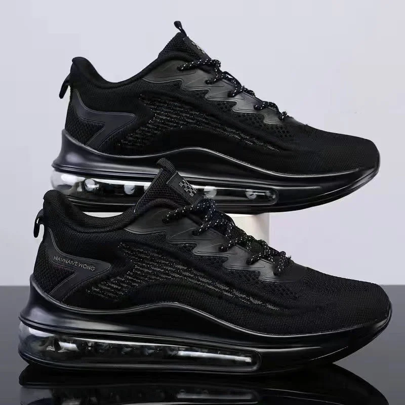 Men's Fashionable Breathable Comfortable Sports Shoes Outdoor Running Leisure Thick Soled Shoes