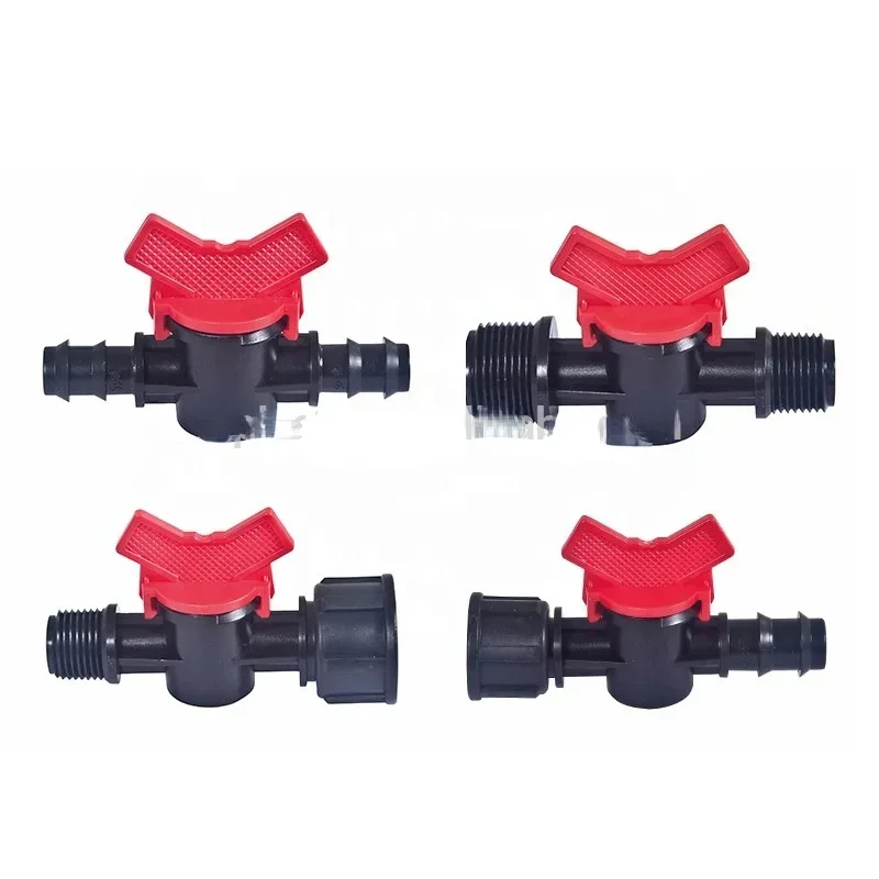 

Micro Irrigation System Lock Tape Coupler Plastic PVC Water Meter Check Valve, Drip Irrigation valve