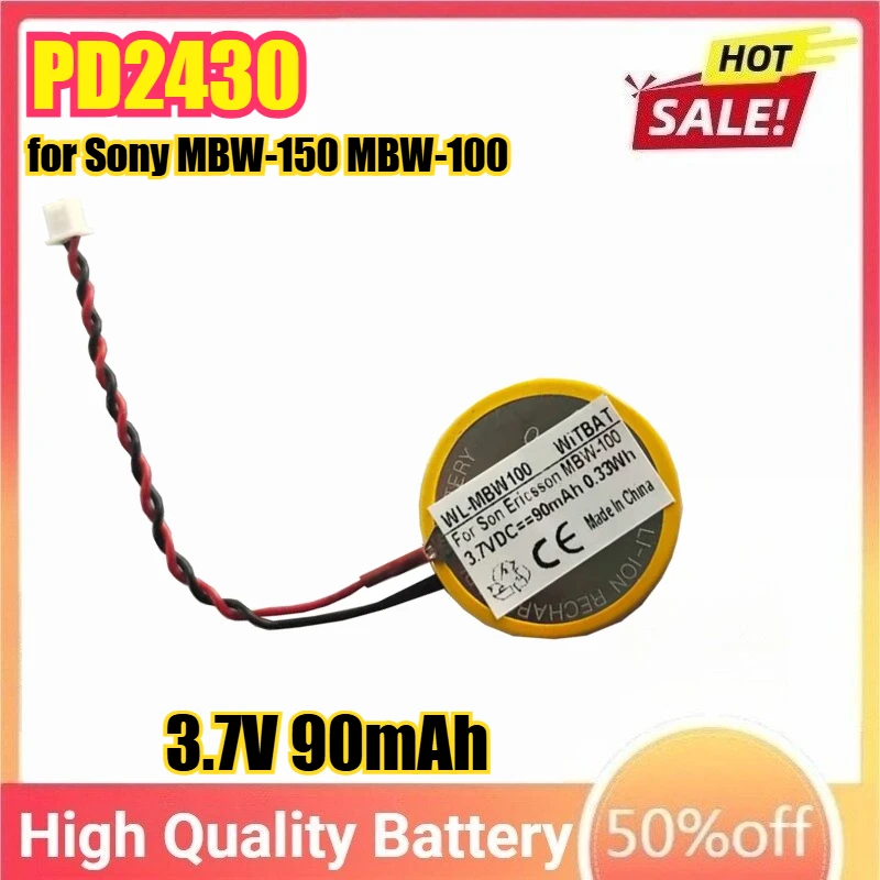 

3.7V 90mAh PD2430 Replacement Battery for Sony MBW-150 MBW-100 Bluetooth Watch
