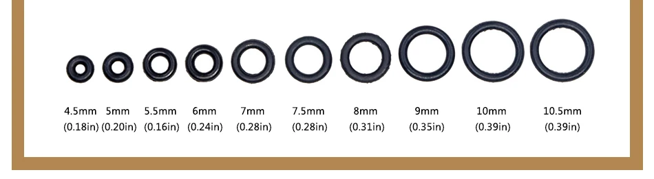 50PCS/lot Nitrile Rubber O-Ring Black NBR Sealing CS1.5mm OD4/4.5/5/5.5/6/6.5/7/7.5/8/8.5/9/9.5/10/10.5 O-Ring Seal Gasket-.-