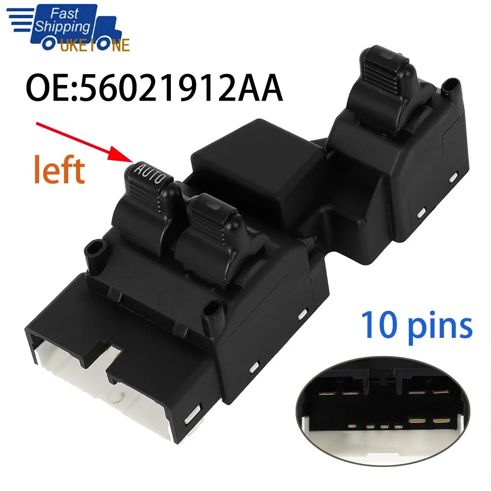 

Car Accessories Window Switch for Dodge Dakota Ram 1500 2500 3500 PICKUP 99-2001 Electric Power Lifter Control Button 56021912AA