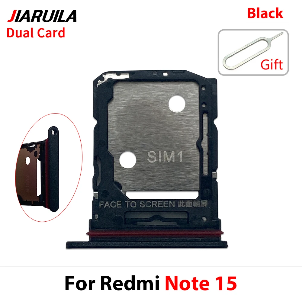 SIM-Kartenhalter, Chip-Slot-Schublade, Halter, Adapter, Zubehör, Reparaturteile für Xiaomi Redmi Note 15 Pro Plus (Dual-Karte) – Detail 11