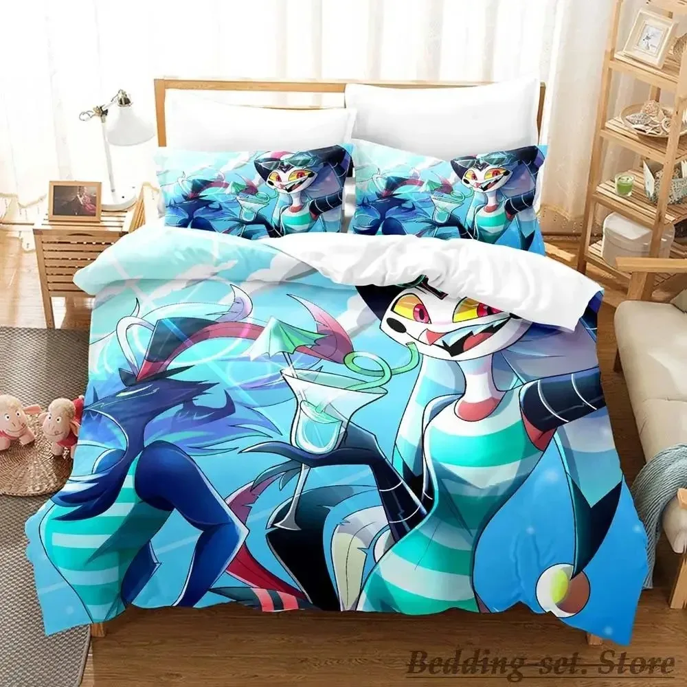 

2023 Fizzarolli Boss Bedding Set Single Twin Full Queen King Size Bed Set Adult Kid Bedroom Duvetcover Sets Anime Game Bed