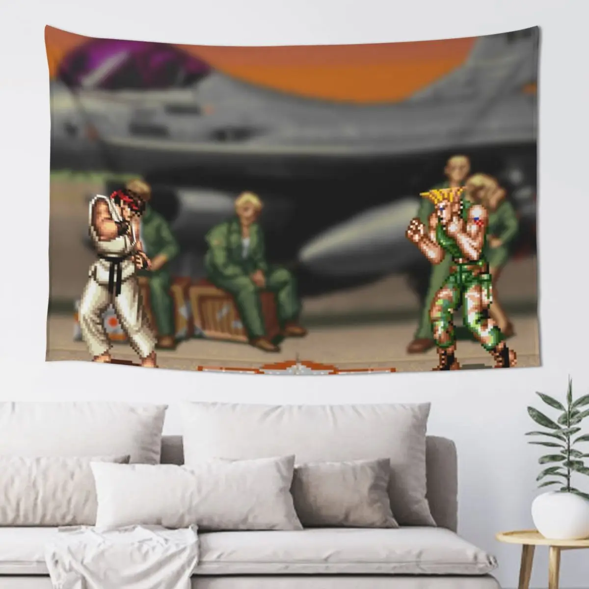 

Street Fighter Tapestry Room Decoration Aesthetic Custom Wall Decoration Items Tapestry