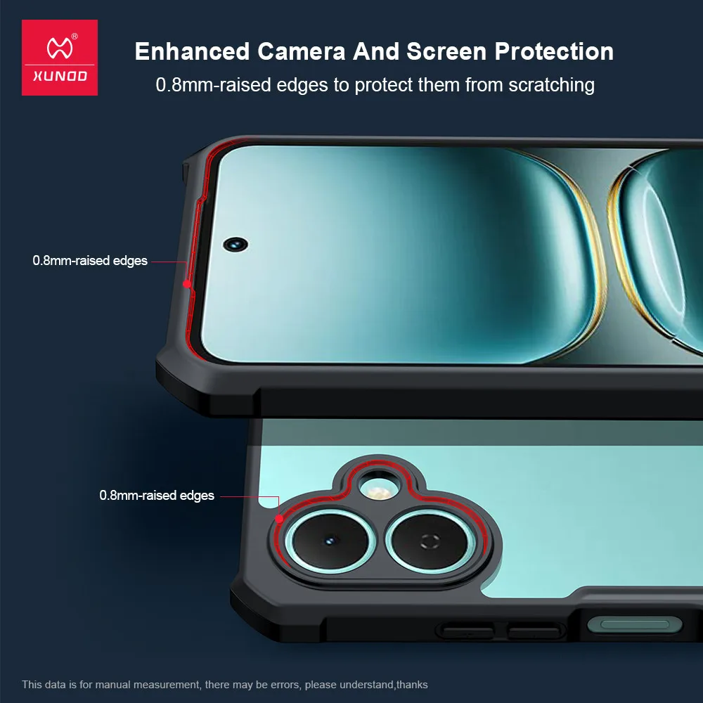 Xundd Case for Tenco Spark go 2/ Tecno Pop 10 Shockproof Camera Protection Cover