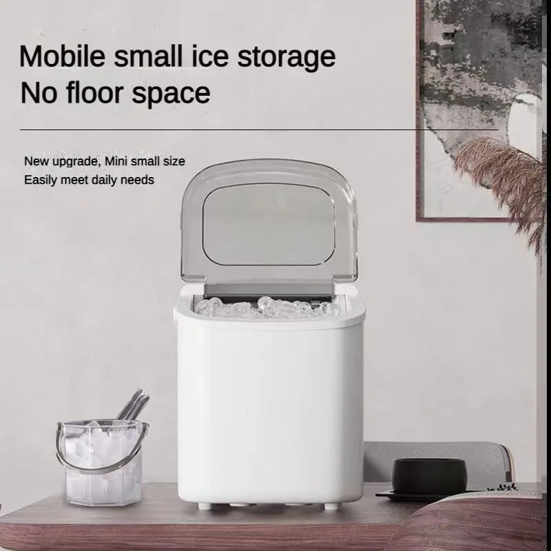 1.3L Water Tank Ice Maker 9 Pieces At Time 6 Minutes Home Machine Small and Portable Low Noise Freezing Appliances Kitchen