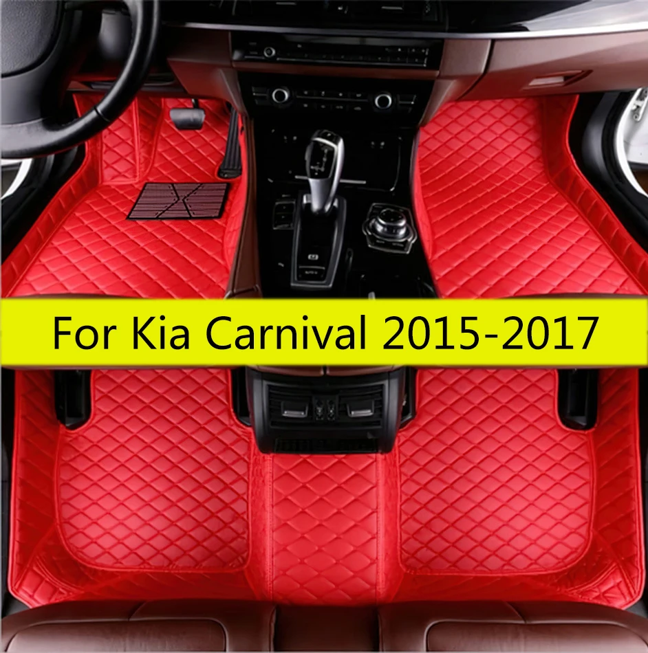 

Автомобильные коврики для Kia Carnival Sedona 2017 2016 2015 (7 мест), аксессуары, коврики, автомобильные коврики, сменные Чехлы для транспортных средств