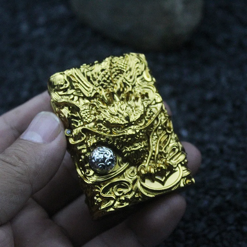 Heavy Armor Kerosine Lighter, Dynamic Nine-Windproof Flint Wheel Lighter, Men's Gift, Purchasing Agent gadgets for men