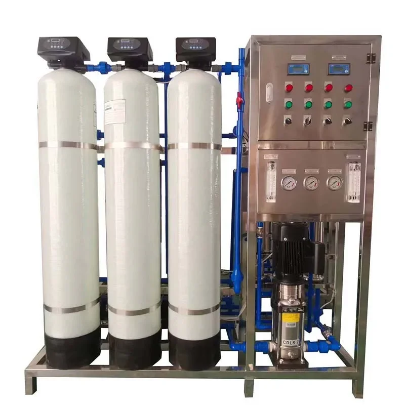 Manufacturer 500 Liter Commercial Water Filter Purifier Two Pass RO Plant Pure Water Treatment Equipment