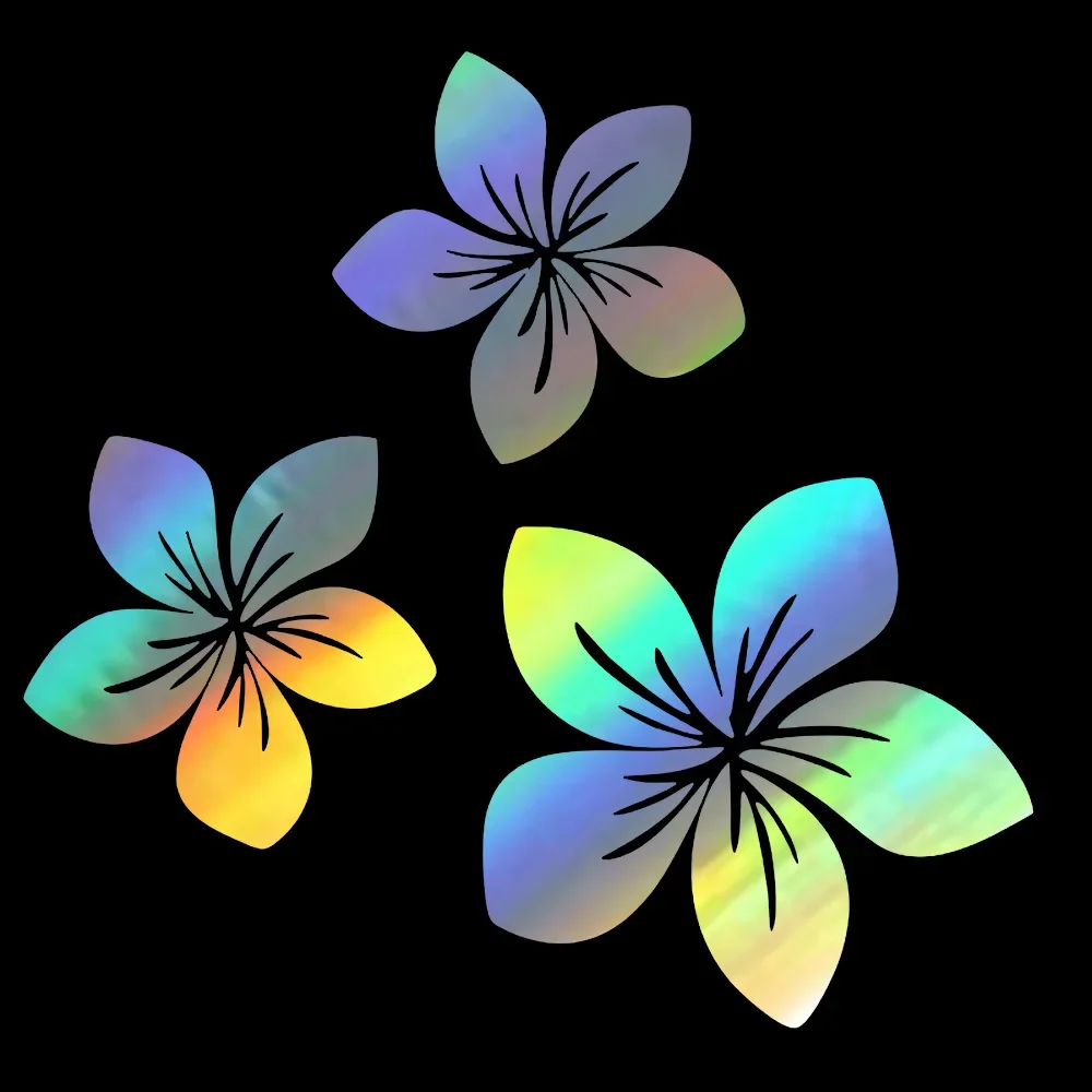 

15cm Tender And Beautiful In Full Bloom Flower Beautiful Fancy Pattern Flower Custom Stickers on Motorcycle Decoration PVC Car