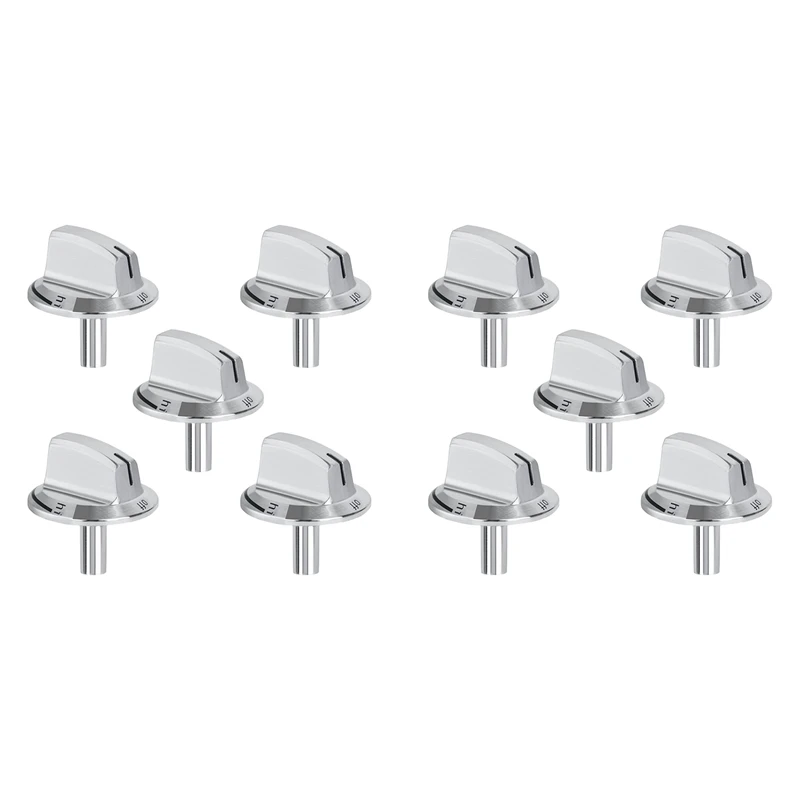 

BEAU-10 Packs Upgrade 5304525746 Long Stem Stove Knobs Replacements, Compatible With Frigidaire Gas Stove Range Oven Knobs