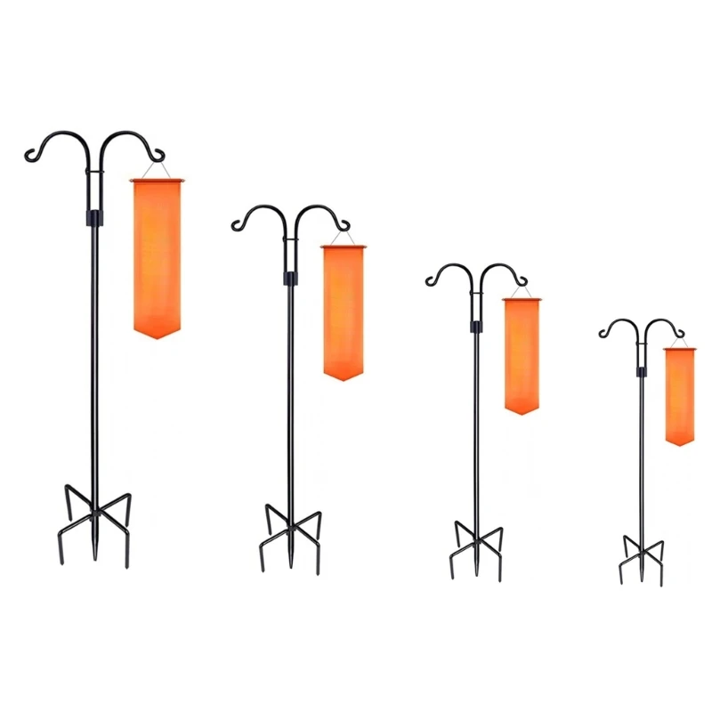 

Outdoor Bird Feeders Station with Hook for Garden Bird Enthusiasts Iron Stake Add Aesthetic to Garden Courtyards Lawns Dropship