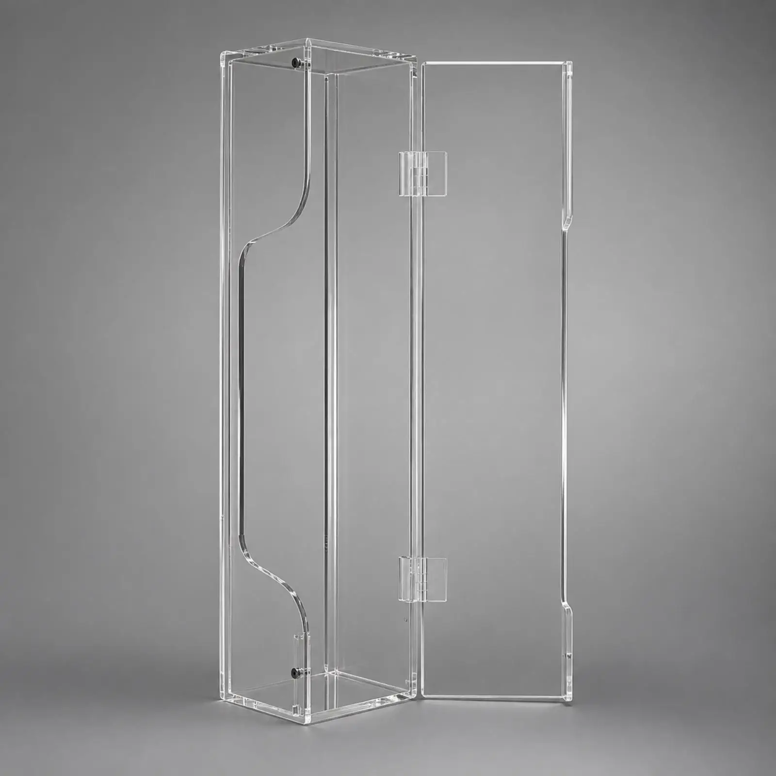 Transparent Outdoor Lock Cover with Flip-Open Enclosure Weatherproof Acrylic Electronic Lock Door Lock Cover Sun Protection for