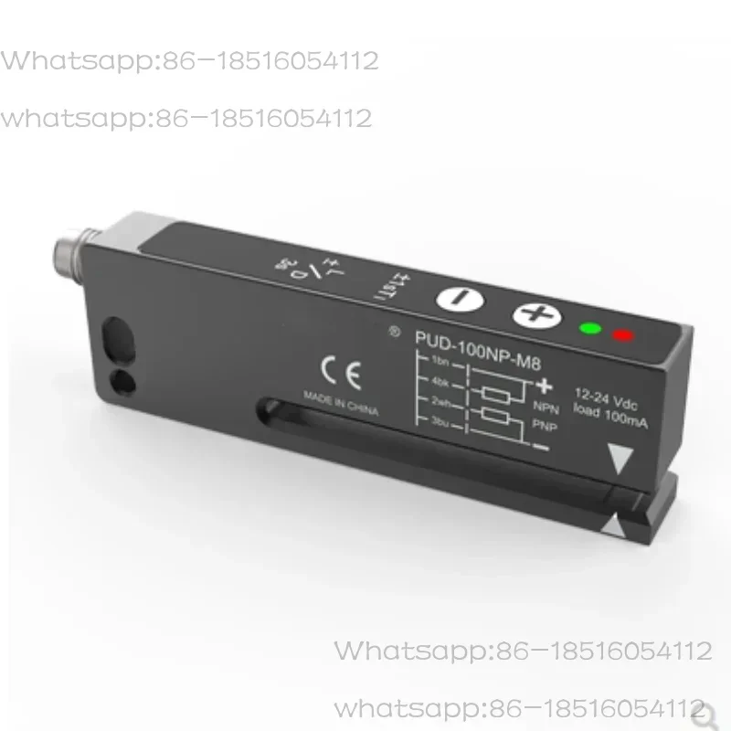 NEW PUD PUD-100N PUD-100NP-M8 NPN PNP Self-adhesive Label Detection Sensor Peel Off Photoelectric Switch  PUD-100P PNP Labeling