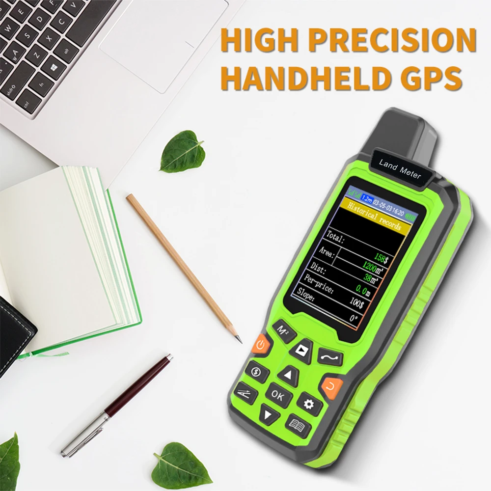 GPS/Plough Land Meter Handheld GPS Area meter Tester Land Measuring Instrument Plough Navigation Land Area Meter