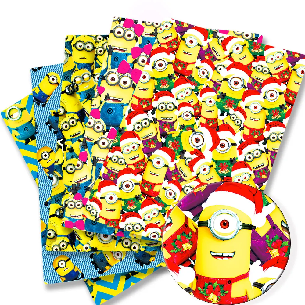 BEAST KINGDOM minions Cartoon cotton fabric Patchwork Tissue Kid Home Textile Sewing Doll Dress Curtain Polyester cotton Fabric