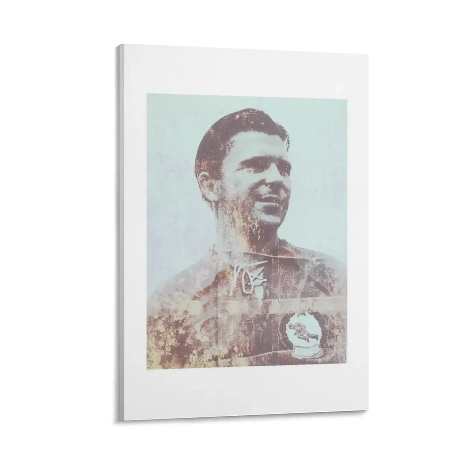 

Vintage Ferenc Puskás Artistic Edit Canvas Painting anime room decor Decor for room wall decor
