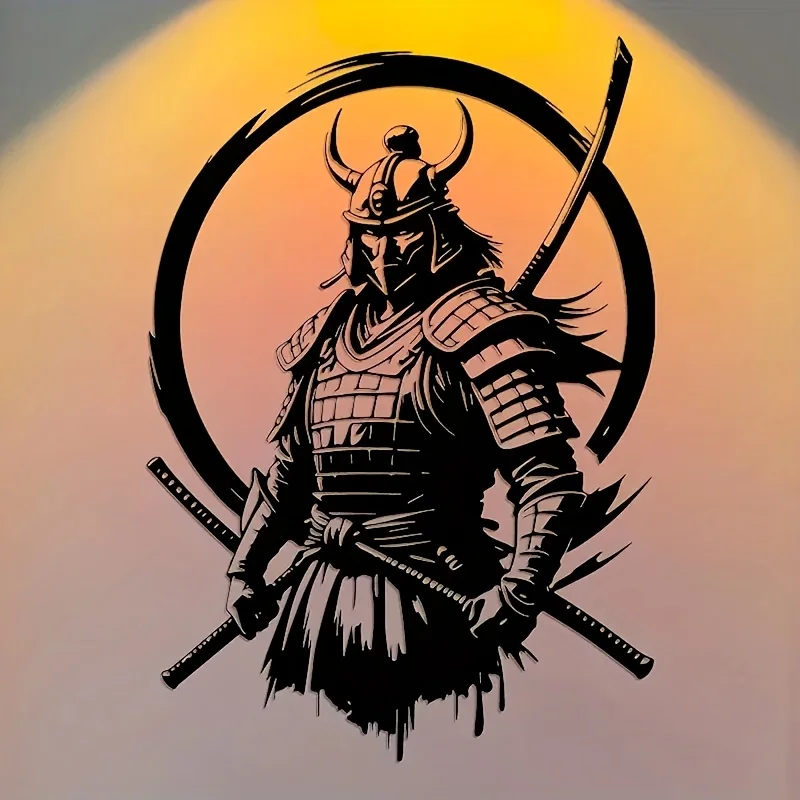 Gifts suitable for all four seasons，1pcSamurai with Sword Acrylic Wall Art 1pc