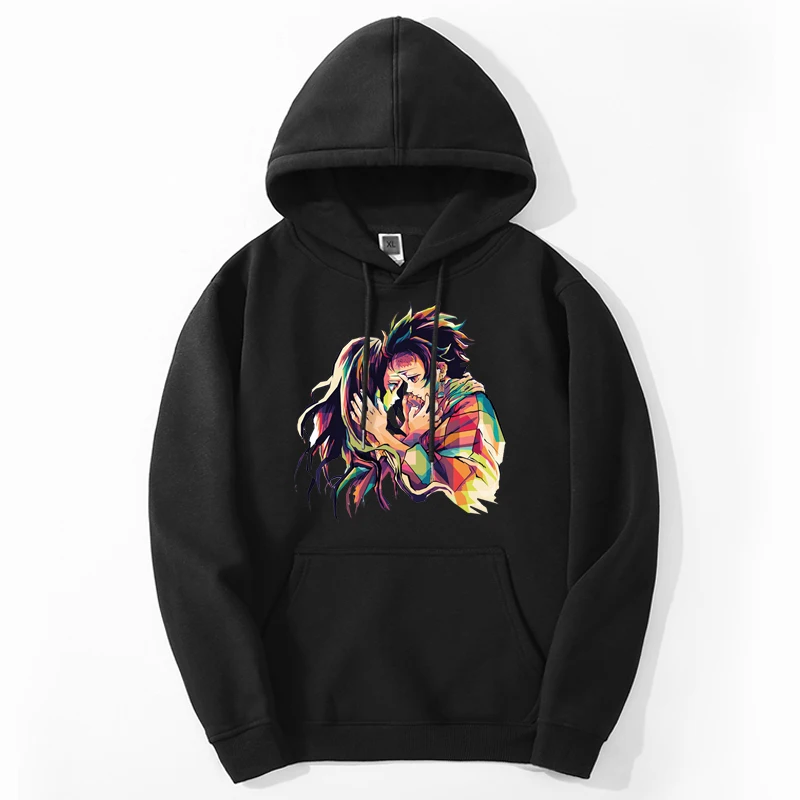 

Demon Slayer Hoodie Kawaii Anime Girl Kamado Nezuko Graphic Print Sweatshirts Hoodie Oversized Cozy Tops Pullovers Sudadera