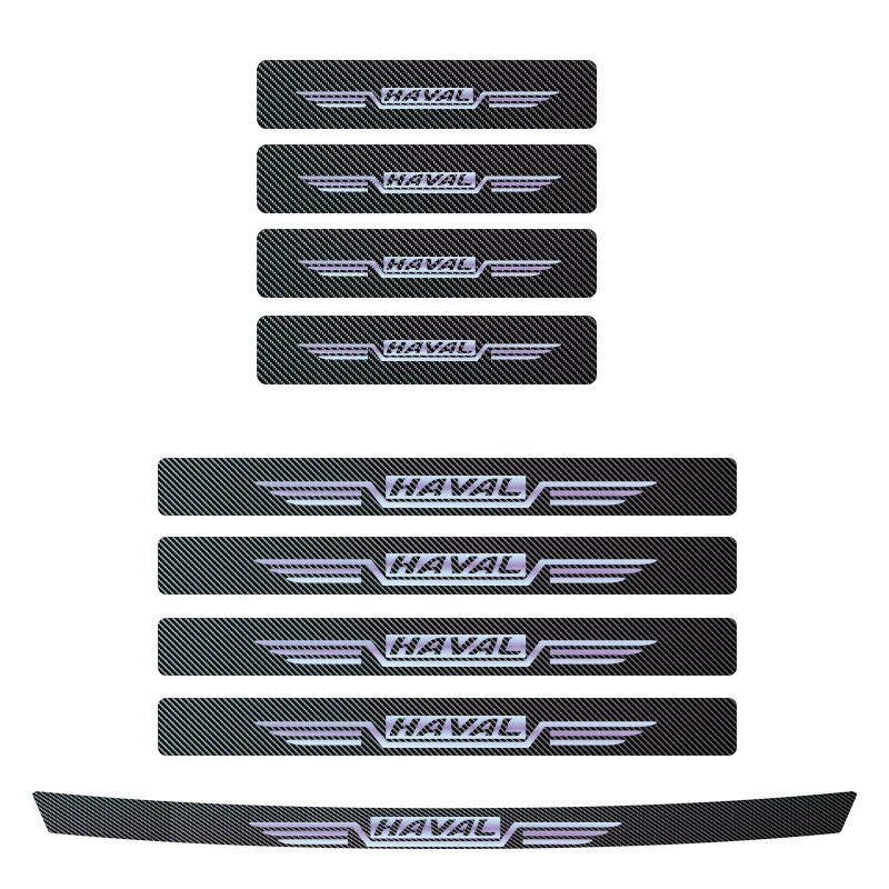 

Latest Styles Car Door Sill Threshold Carbon Fiber Sticker Car Trunk Protective Sticker For Haval Auto Accessories