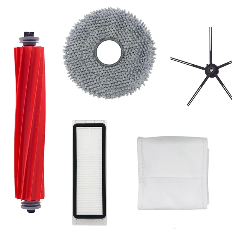 

B28C-For Roborock Q Revo Robot Vacuum Cleaner Main Side Brush Hepa Filters Dust Bags Replacement Parts
