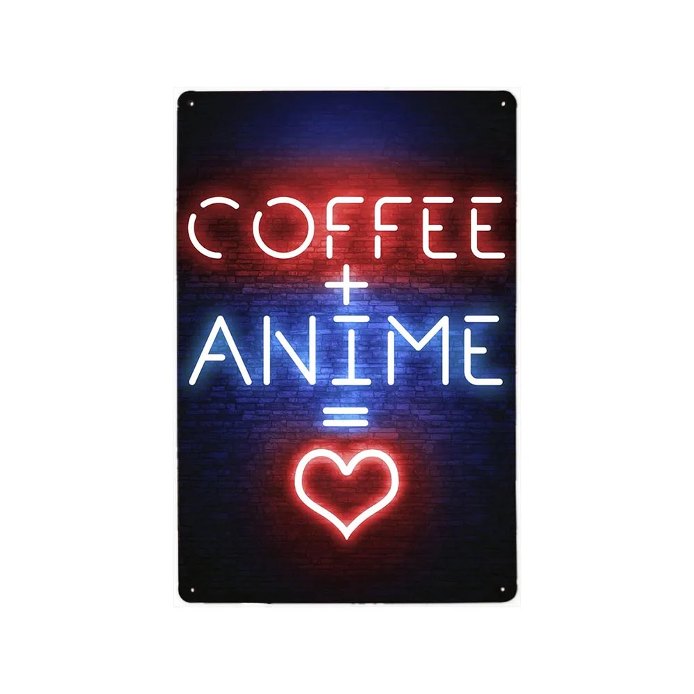 24 Hrs Bar Cafe Neon Signs Beer Pizza Hot Dog Tacos Coffee Vintage Metal Poster Plaques Decoration Wall Tin Painting