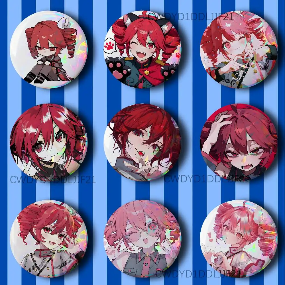 

Anime K-Kasane Teto Badge Handmade Button Brooch for Backpack Hat Shirt Accessories Gifts