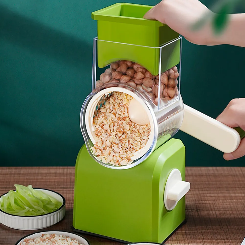 Kitchen Vegetable Slicer Grater Manual Rotary Design for Fast Safe Slicing of Carrots Potatoes Onions Cucumbers Multifunctional