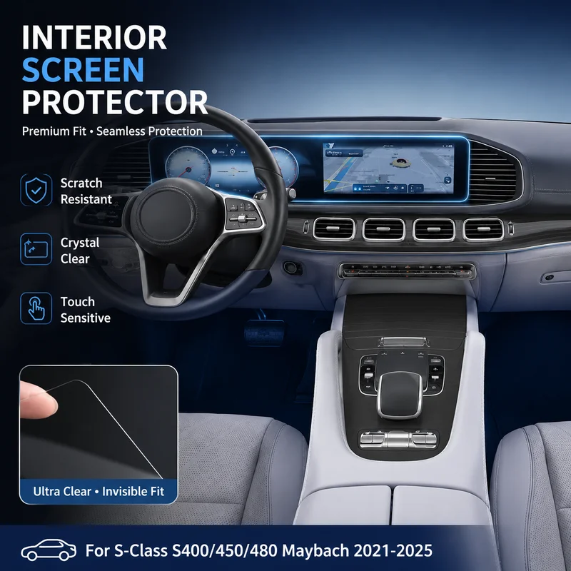 

Interior Screen Protector For Mercedes-Benz S400/450/480 Maybach 2021-2025 Car Accessories, Replacement Parts