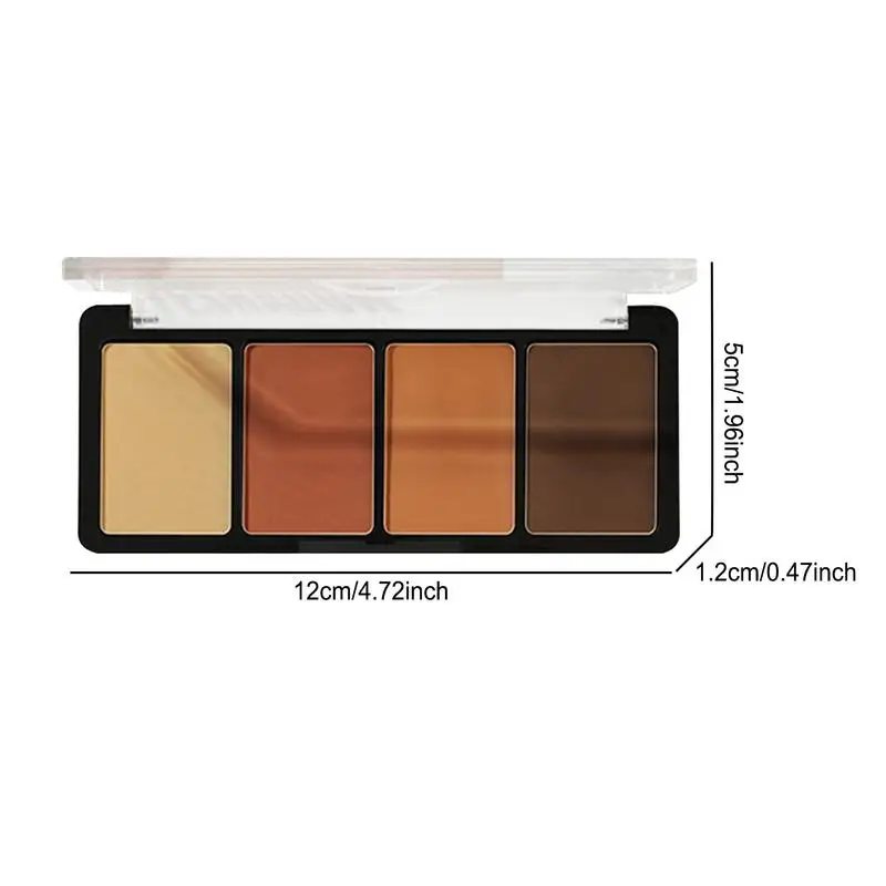 Oogschaduwpalet Make-Up Matte Make-Up Oogschaduw Palle 4 Kleuren Sterk Gepigmenteerde Matte Glans Oogschaduw Pallets Natuurlijke Kleuren