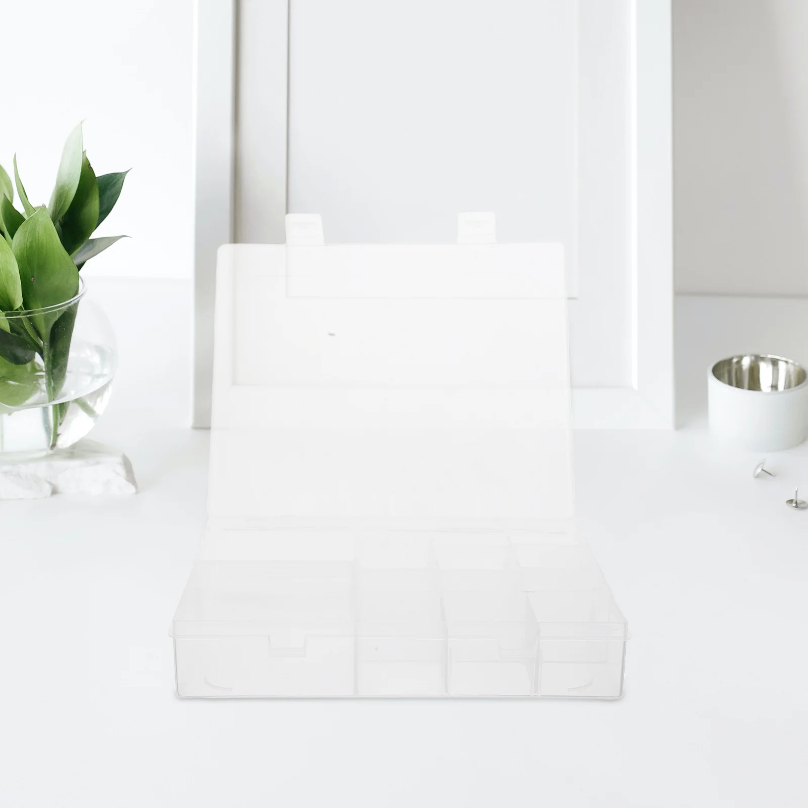 Transparent Craft Box Storage Organizer Case for Beads Jewelry Making Small Items Clear Plastic Holder Fastener Supplies