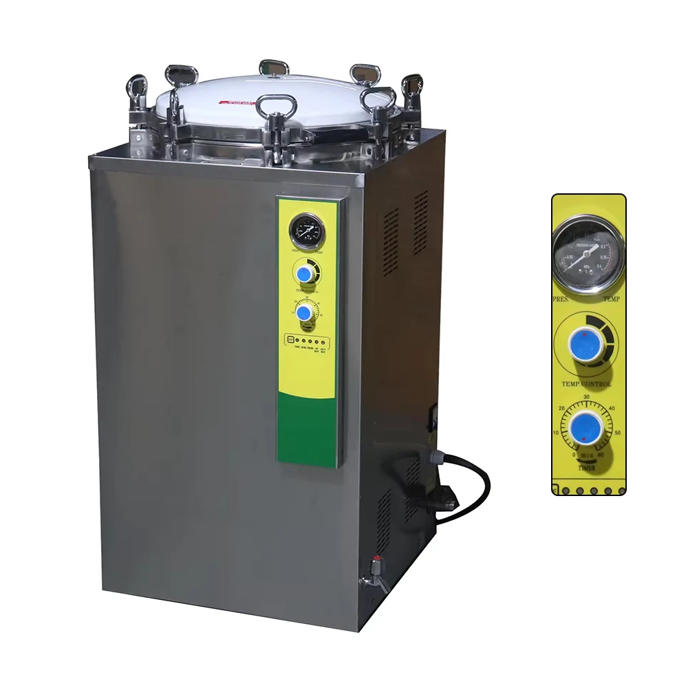 150L Steam Autoclave Vertical 304 Pressure Steam Sterilizer Autoclave