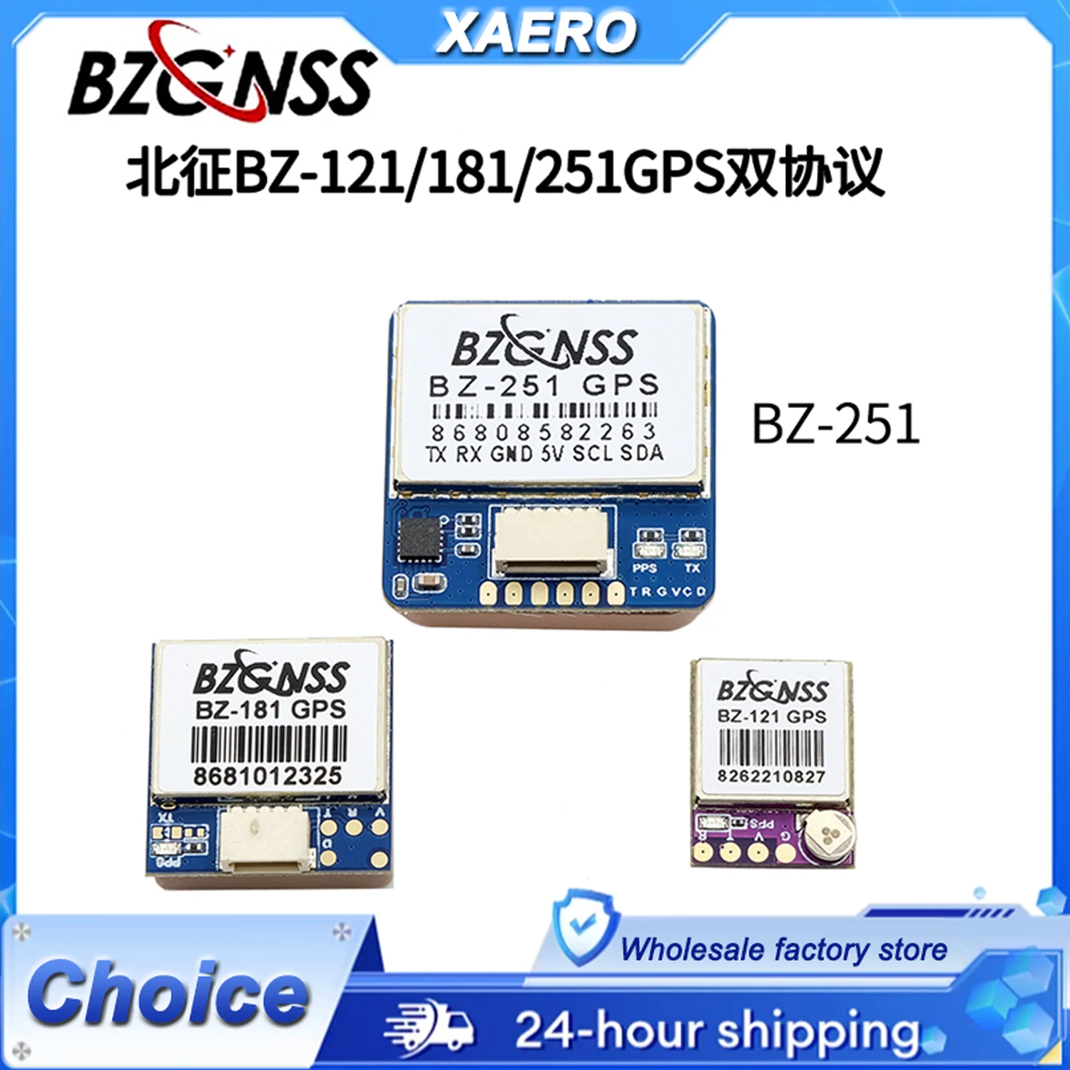 

RTH Rescue GPS FPV Fixed Wing - BZ-121 Airplane with F4/F7 Flight Controller, Sunnan FC, Long Range Ready to Fly Drone