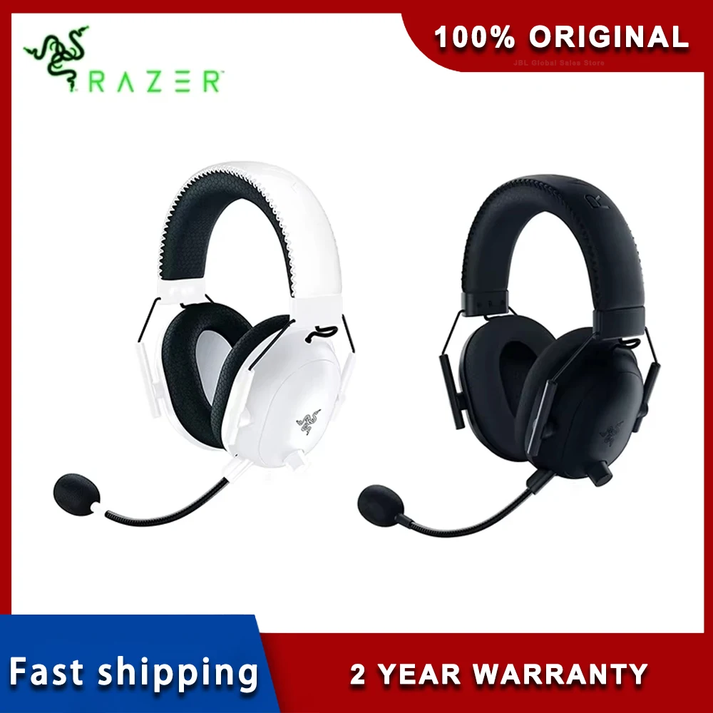 Razer BlackShark V2 Pro-Wireless Premium Esports Gaming Headset HyperSpeed Wireless Technology TriForce Titanium 50mm  Drivers