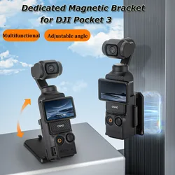 Professional Magnetic Bracket for DJI OSMO Pocket 3 Adjustable Angle Base Adapter Expansion Holder for OSMO Pocket 3  Accessorie