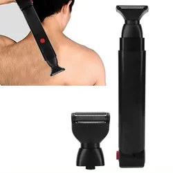 Electric Back Shaver Hair Removal and Body Shaver Rechargeable Body Hair Remover Tool Foldable Double Sided Shaving Tool