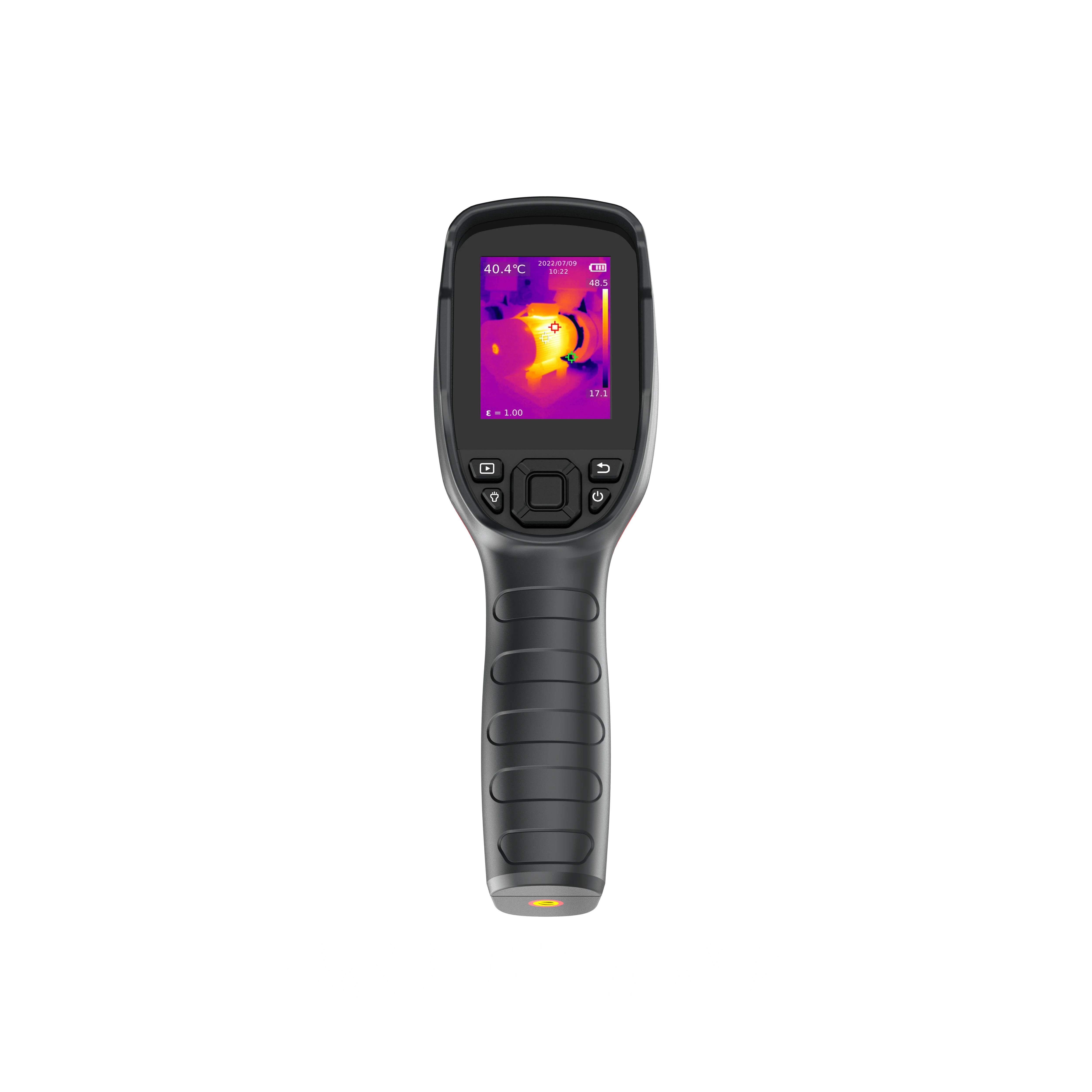 Cámara de imágenes térmicas industriales Flymind CX200+ de alta sensibilidad 40mK 550 ° Software de análisis de PC con rango C Almacenamiento USB-C de 32 GB