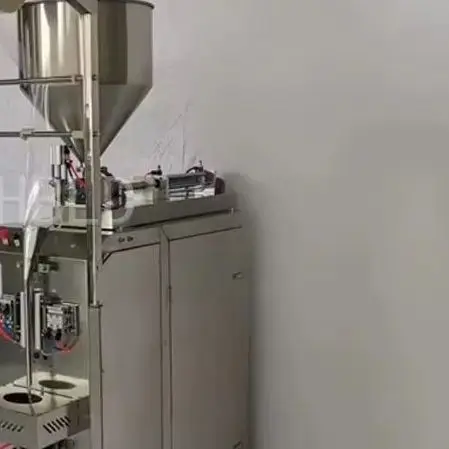 Máquina Automática de Envasado de Pasta para Aceite de Pimienta, Condimento, Agua, Miel, Sésamo - Máquina de Llenado y Sellado de Película Plástica de Grado Alimenticio