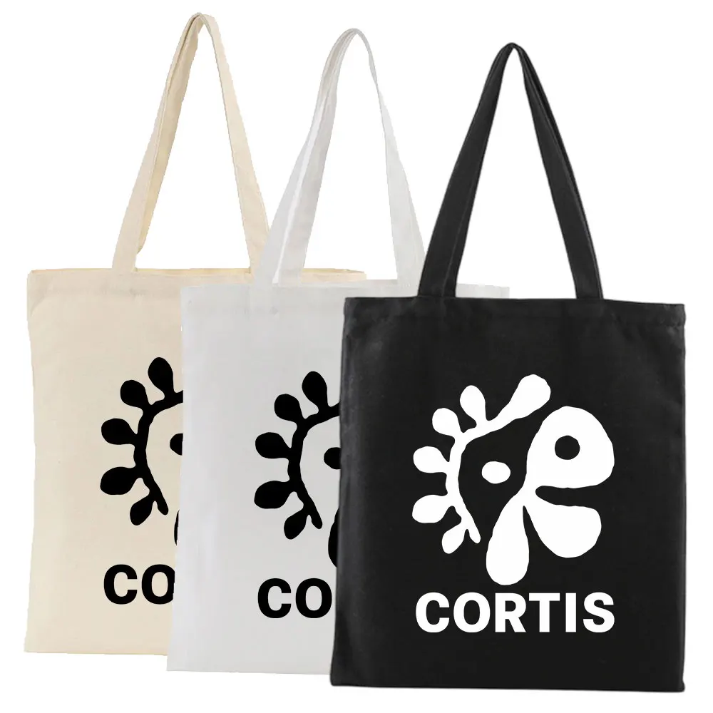 

Kpop Crotis Peripheral Printed Canvas Tote Bag Student Casual Women's Hand Bag Shoulder Bag