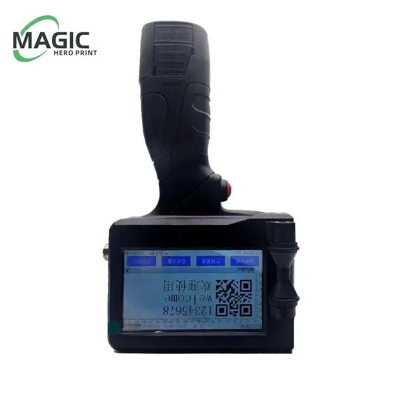 Imagem -02 - Portátil Handheld Inkjet Printer Data de Produção Barcode Label Code Machine Número do Lote qr Permanente Secagem Rápida 12.7 mm