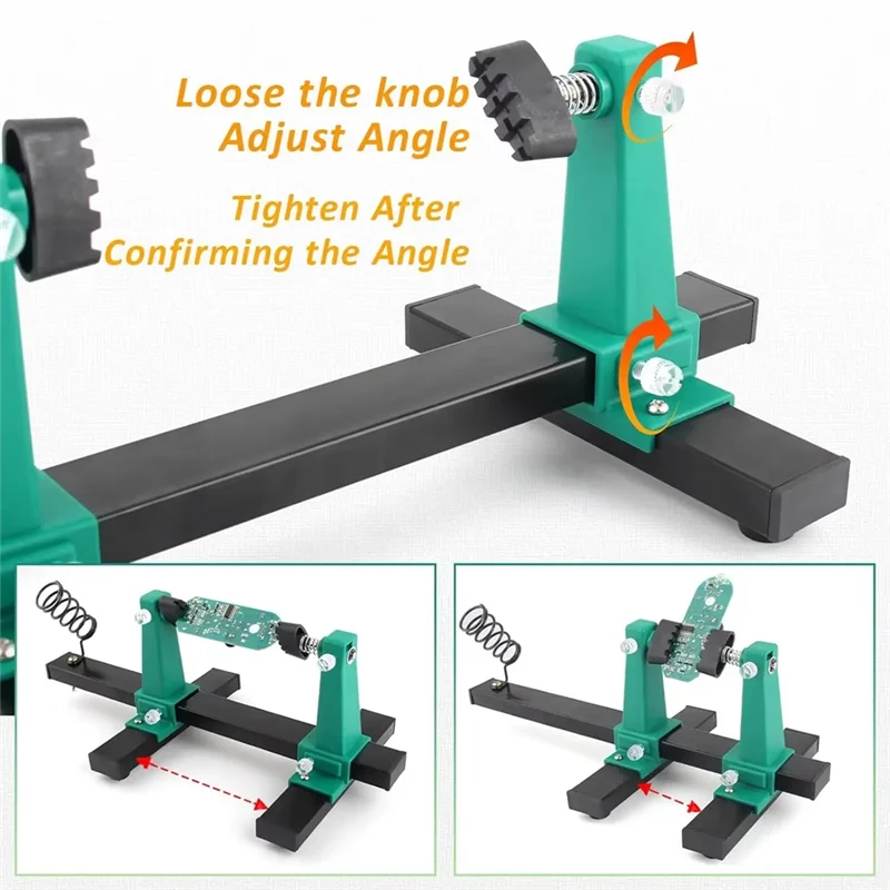 B84B-Mainboard Welding Repair Clamp Iron Fixtures 360° Rotation Adjustable Circuit Board Holder