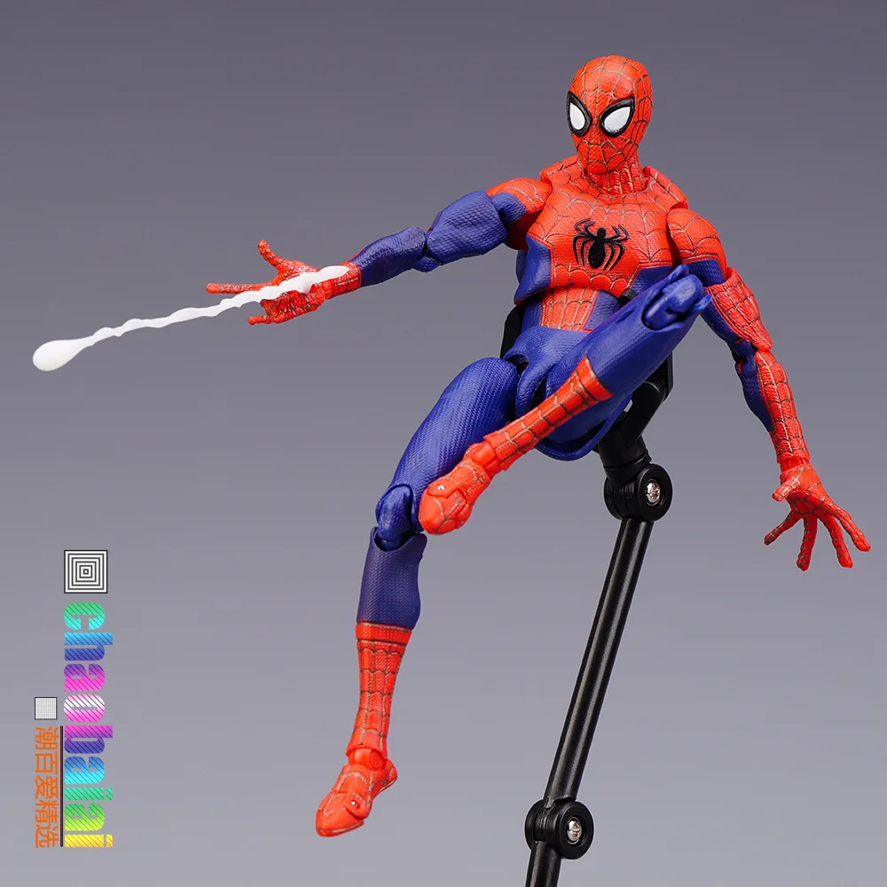 15CM Marvel Legends Spiderman Figure Spider-man Into The Spider-verse Sv Peter B. Parker Action Figures Model Toys