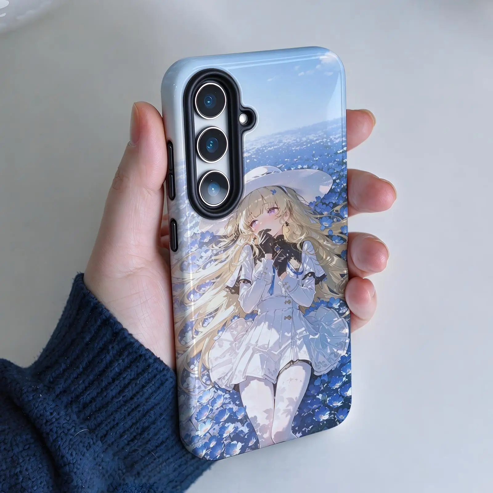 Wuthering Waves PHOEBE  Phone Case For Samsung Galaxy A57 A56 A37 A27 A17 A36 A26 A55 A35 Glossy Film Phone Case